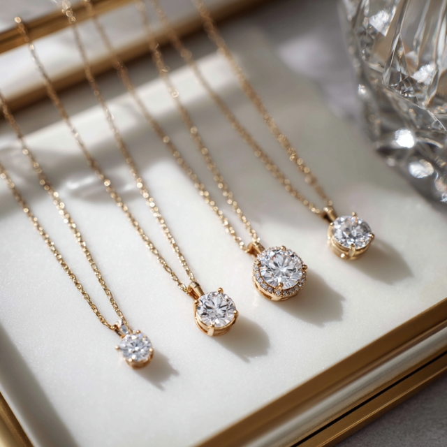 一粒ダイヤモンドネックレスの選び方